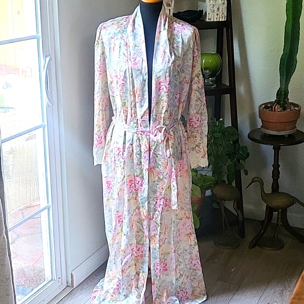 Floral robe